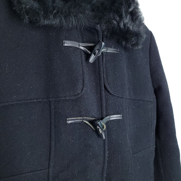 BANANA REPUBLIC Women's Wool Coat With Detachable Collar XS - Picture 8 of 15